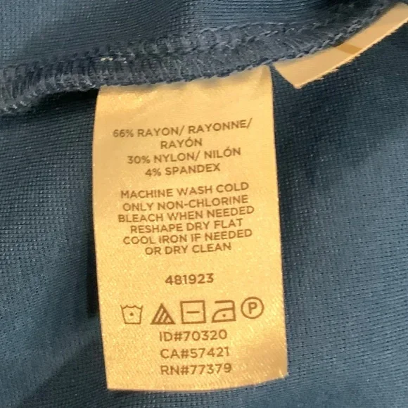 Ann Taylor Blue M Sheath Dress Classic Normcore Scandi Girl Essential Quality - Picture 6 of 10